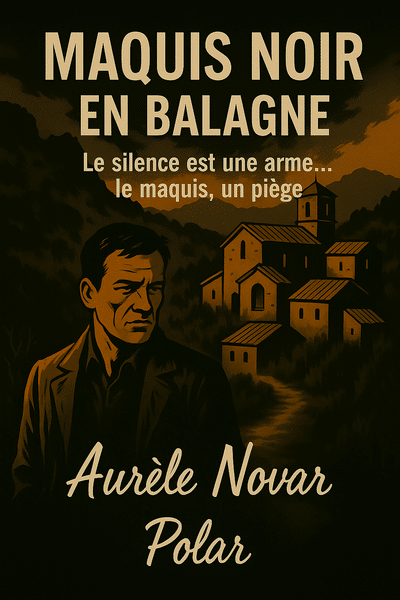 Couverture du roman Maquis noir en Balagne d'Aurèle Novar