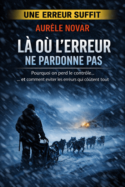Couverture du roman Là où l'erreur ne pardonne pas d'Aurèle Novar